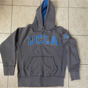 Men’s Medium Embroidered UCLA Zip Front Hoodie